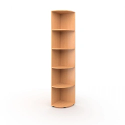 Corner Educational Materials Cabinet