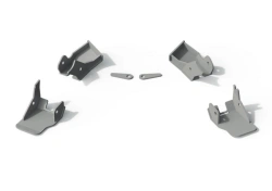 Metal Protection Skids for Jeep Wrangler JL 4WD (Front and Rear Control Arm) V-2.0T; 3.6; 2.2D (2018-)