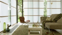 Japanese Curtains on Movable Track Panels