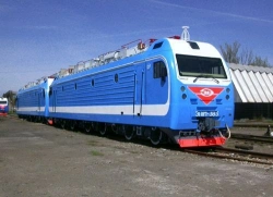 High-Speed Electric Passenger Locomotive with Microprocessor Control EP1M