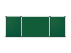 Magnetic Whiteboard and Chalkboard Three-Element Set