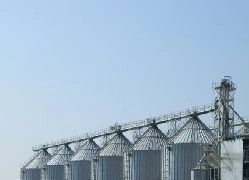 Cylindrical Metal Silo with Flat Base for Grain Storage C 16.34/8-KЭ