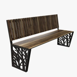 Outdoor Bench for Garden and Park Improvements LG1048