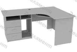 Corner Table V3 900-2500x900-2500x650-950mm