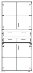 Eco Series Modular Multi-Section Cabinet