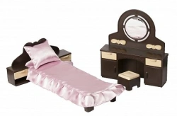Elegant Bedroom Furniture Set "Collection" for Dolls up to 30 cm