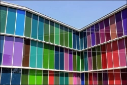 Tempered Coated Glass for Facades and Interiors