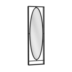 Metal Frame Mirror - 206 cm Height, 60 cm Width