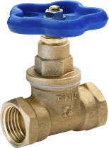 Brass Stop Valves for Water Supply Systems PN 2.5 MPa