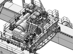 Complete Cargo Trolley for Electric Bridge Crane