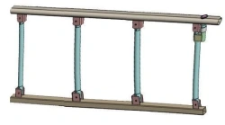 Medical Bed Accessories - Removable Folding Side Rails TU 9452-001-81150649-2011 B