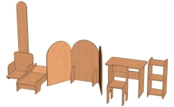 Aibolit Play Zone Furniture Set - Model IZ-A