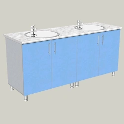 Four-Door Sink Cabinet Model M-8