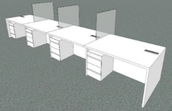 Operator Desk with Adjustable Dimensions 1200-1600mm