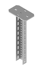 U-Shaped Suspended Profile BSUF 8K-00, Size 85x50x200 mm to 85x50x2000 mm, 4.0 mm Thickness