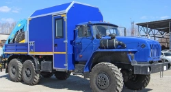 Special Vehicle Model 676113 with Crane-Manipulator (Inman IM95) on Ural 4320-1951 Chassis