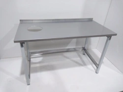 Stainless Steel Food Waste Collection Table, SPO Type