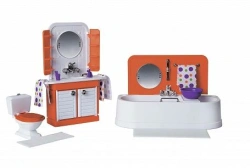 Confetti Bathroom Set for Dolls Up to 30 cm