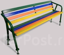 Anti-vandal Eco-Friendly Bench "Luna