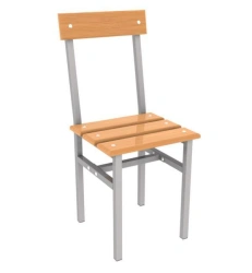 Durable Military-Style Chair with Metal Frame (SMD86)