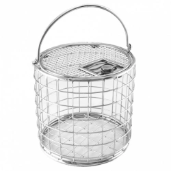 Cylindrical Wire Basket with Lid KPZ-"MEDIKON