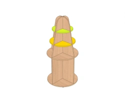 Central Gaming Stand "Circle" SI-KTTS