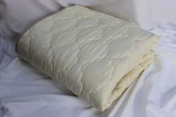 Quilted Blankets with Natural, Blended, and Synthetic Fabric Top and Filling