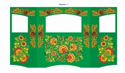 Large Children's Puppet Theater Screen "Theatrical