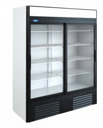 Medium Temperature Refrigerator with Glass Door and Lightbox Capri 1.5SKV