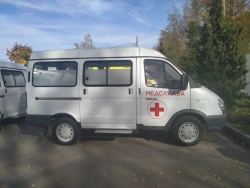 Medical Service Vehicle IAC-1767M6 on GAZ 3221 Chassis Diesel Engine
