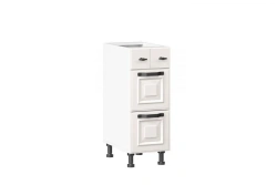 Kitchen Cabinet Facade Set with 3 Drawers, Model Marina LD.273170.000