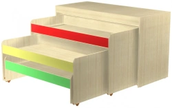 Three-Tier Pull-Out Children's Bed - LDF 16mm
