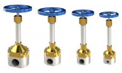 Cryogenic Shut-off Valve DN40 PN50 with Extended Stem and Check Function