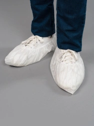 Low-Cut Laminated Spunbond Shoe Covers for Personal Protection