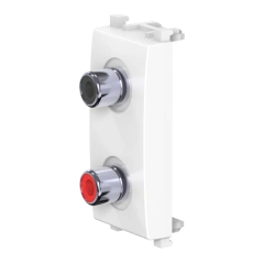 CADUCEUS ALING Experience Audio Wall Socket 2xRCA 1M White Art. 74281.0