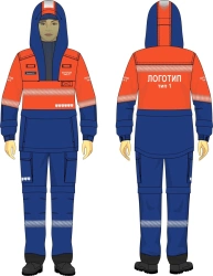 Women's Protective Suit for Arc Flash Risks with 22 cal/cm² Protection - Gazprom Neft Style