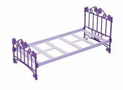 Doll Bed for Barbie and Monster High Dolls (PVC Package)