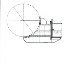 Sand Slurry Butterfly Valve with Outlet DN200