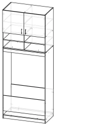 Winter Clothing and Headwear Storage Cabinet SHK 4C HRZ0