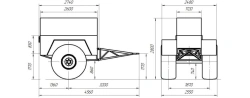 Predator P12-260 Off-Road Trailer for Snowmobiles