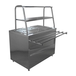 Two-Dish Steamer Warmer Lira-Profi MEP-2B-P/LPE