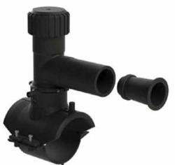 Saddle Elbow with Milling and GAS-STOP System (Electrofusion Fitting)