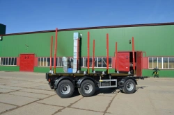 Three-Axis Log Trailer PR-27 Model PR-27L with BPW Axle Unit