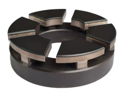 PEEK Coated Rigid Segmented Thrust Pads for Submersible Pumps