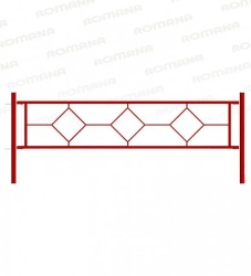 Decorative Barrier Section for Safe Child Playgrounds - Romana 303.03.00