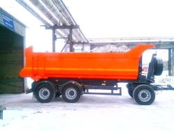 Dump Trailer NEFAZ-8560-04 with Leaf Spring Suspension