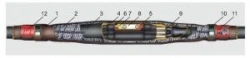Heat Shrinkable Joint for 35kV Cables - 35СТп-8