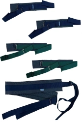 Patient Restraint Soft Belt Kit with Frames (2 Arms, 2 Legs, 1 Chest, 1 Thigh)