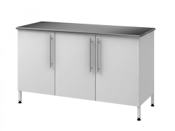Wall-Mounted Table with Metal Support Column 1500 PТДНж
