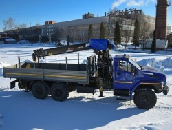 Multi-functional Special Vehicle with Hydraulic Crane KMA on URAL 4320 U0K02N-4Z095